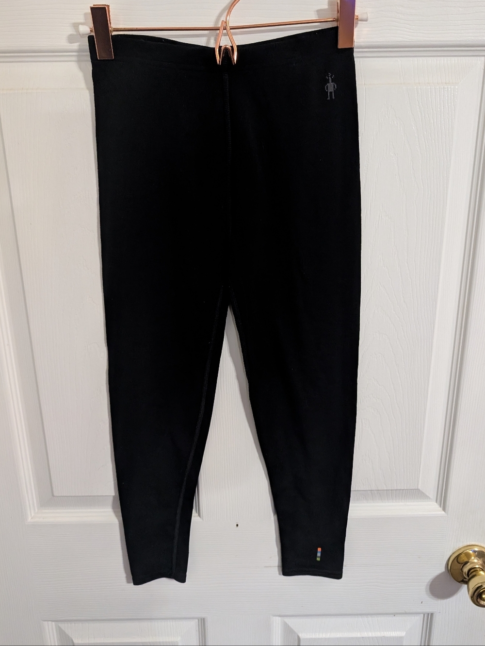 Smartwool Kids Pants 100% Merino Wool Baselayer 250 Black Size Medium Boys Girls